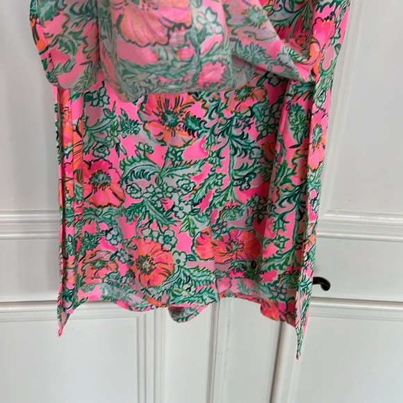 Lilly Pulitzer Ronnie Romper in “Soleil Pink Perfect Poppy” pattern - size 12 - Picture 6 of 8
